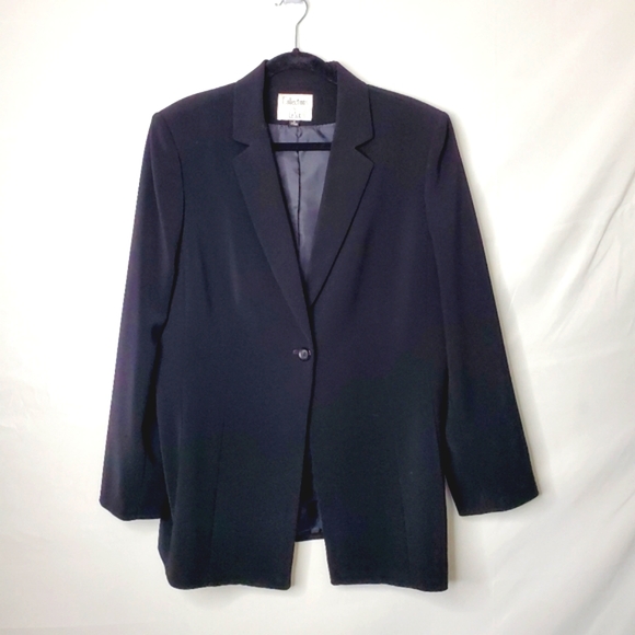 Collections for Le Suit Jackets & Blazers - Collections for Le Suit Black Blazer Lined Academia Career Jacket size 16